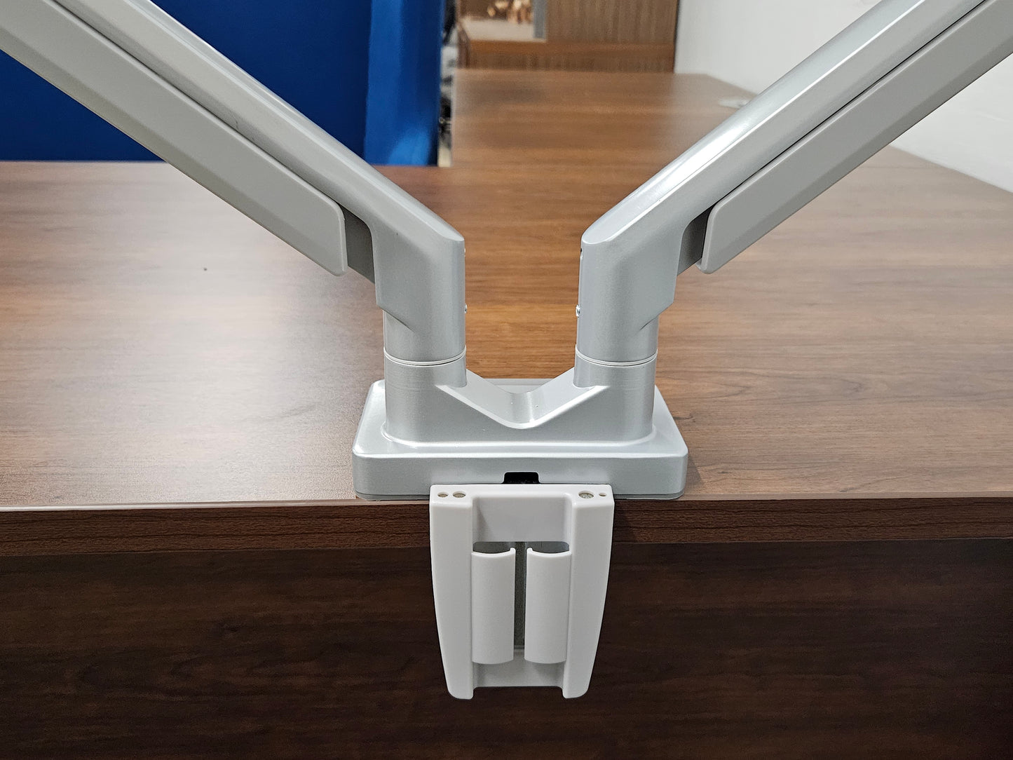 Workrite JIBE Dual Articulating Monitor Arm.