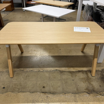 Sawhorse Table with Library Top