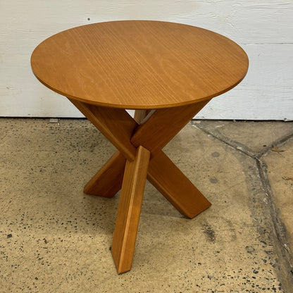 "Beck" 22 in. Round Wood End Table by OFS