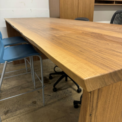 Hand Crafted Solid Walnut Bar Height Table