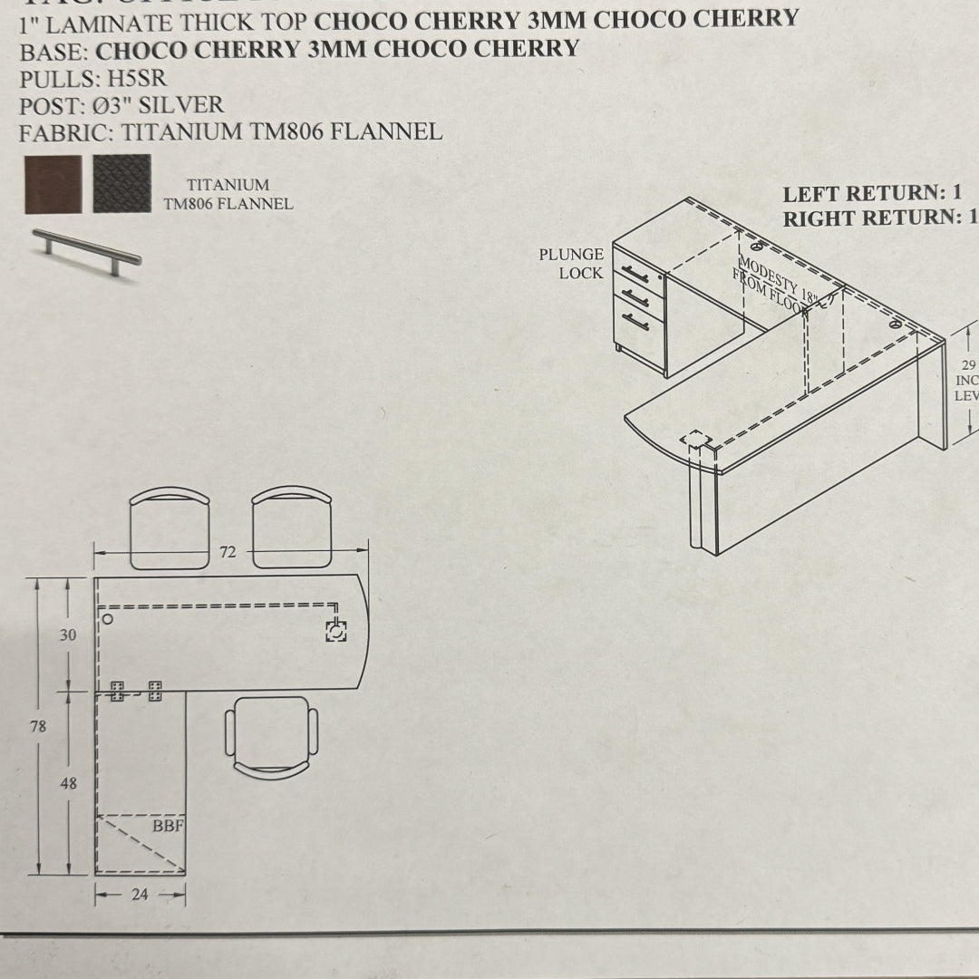 Freestanding Desk