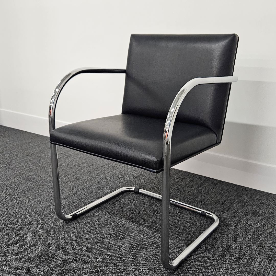 Cantilevered Steel Tube Armchair