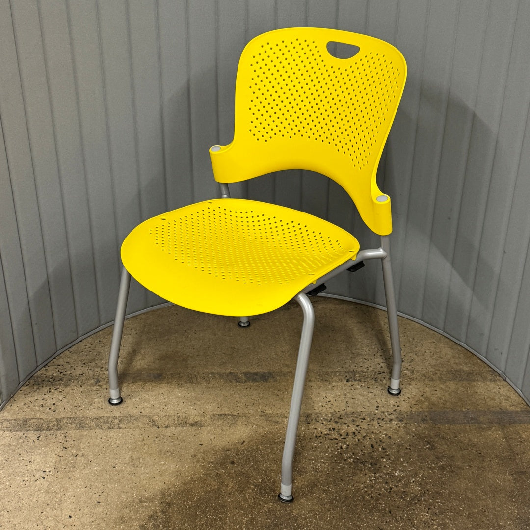 Caper Armless Side Chairs, Yellow (16)