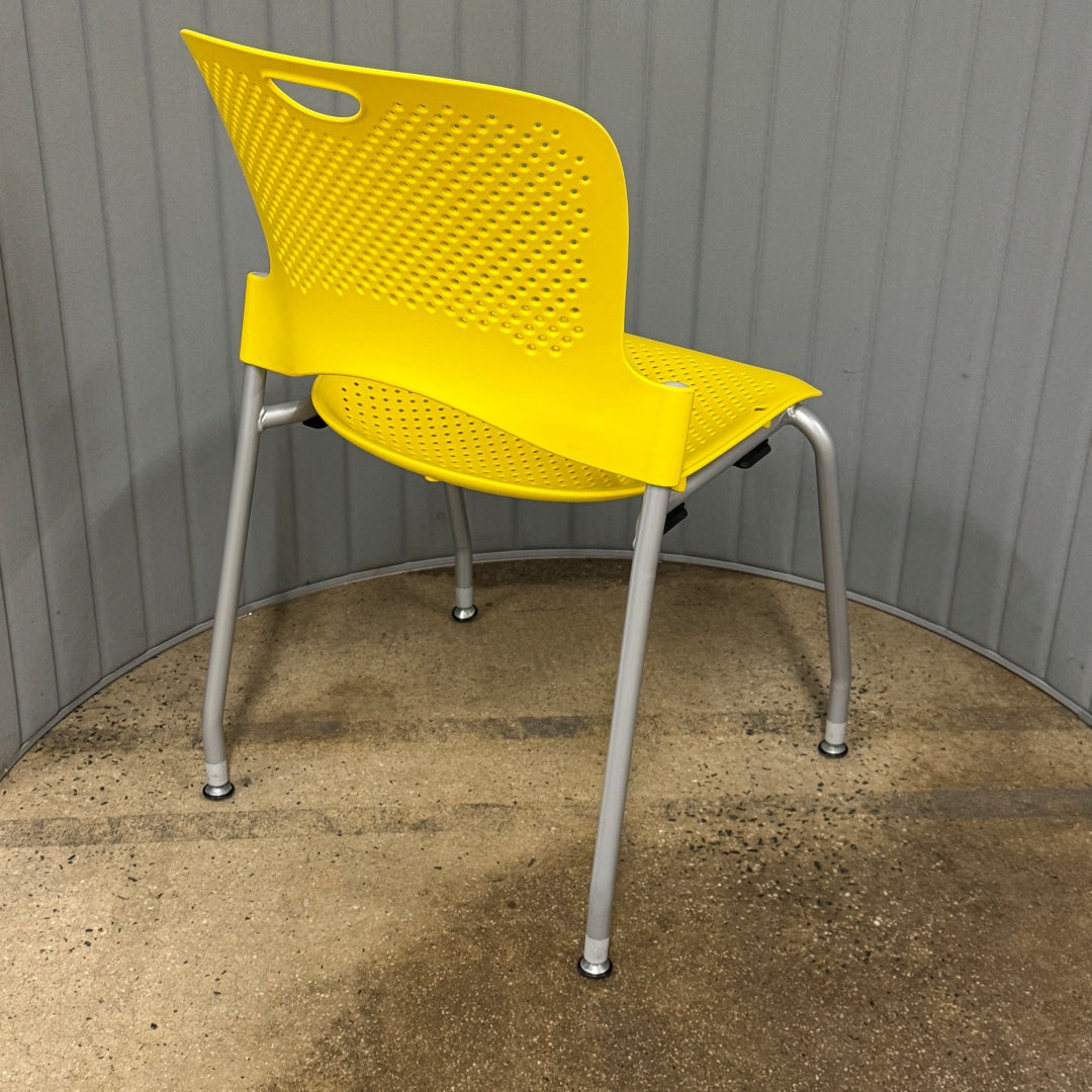 Caper Armless Side Chairs, Yellow (16)