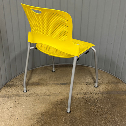 Caper Armless Side Chairs, Yellow (16)