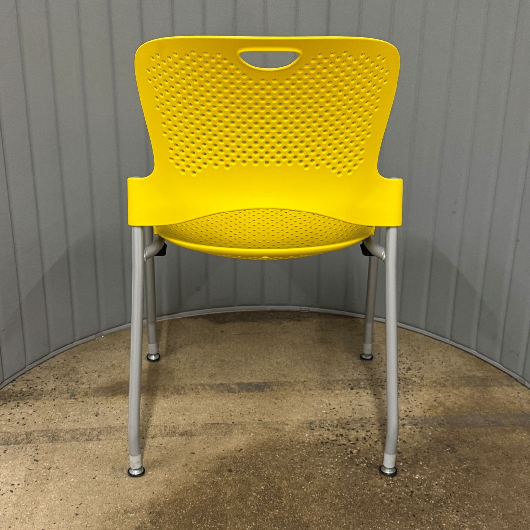 Caper Armless Side Chairs, Yellow (16)
