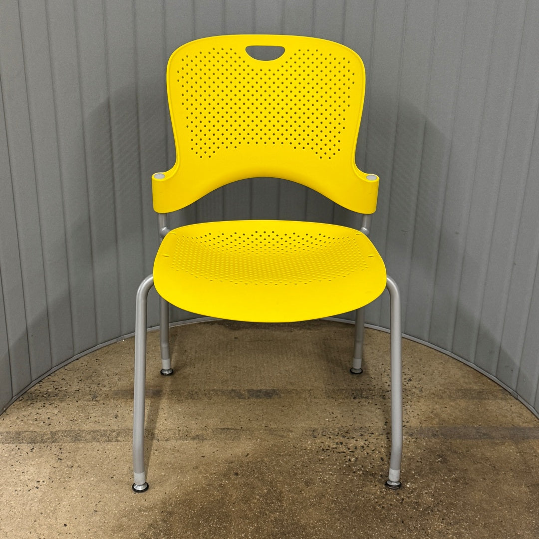 Caper Armless Side Chairs, Yellow (16)