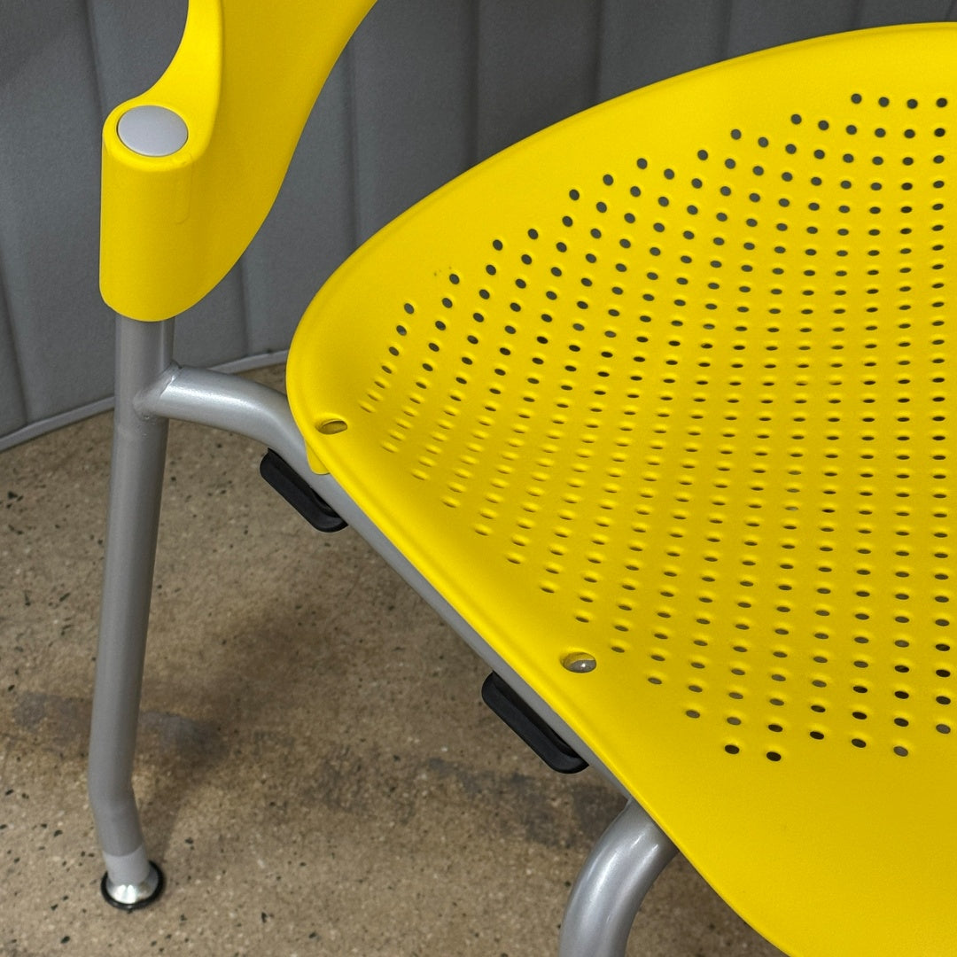 Caper Armless Side Chairs, Yellow (16)