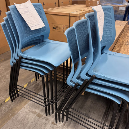 Sit On It Lumin Counter Stools, Blue (8)