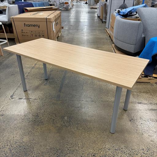 Table, 72x30, laminate top , 4-post legs, by Haworth