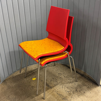 Knoll Gigi Chairs, Red (12)